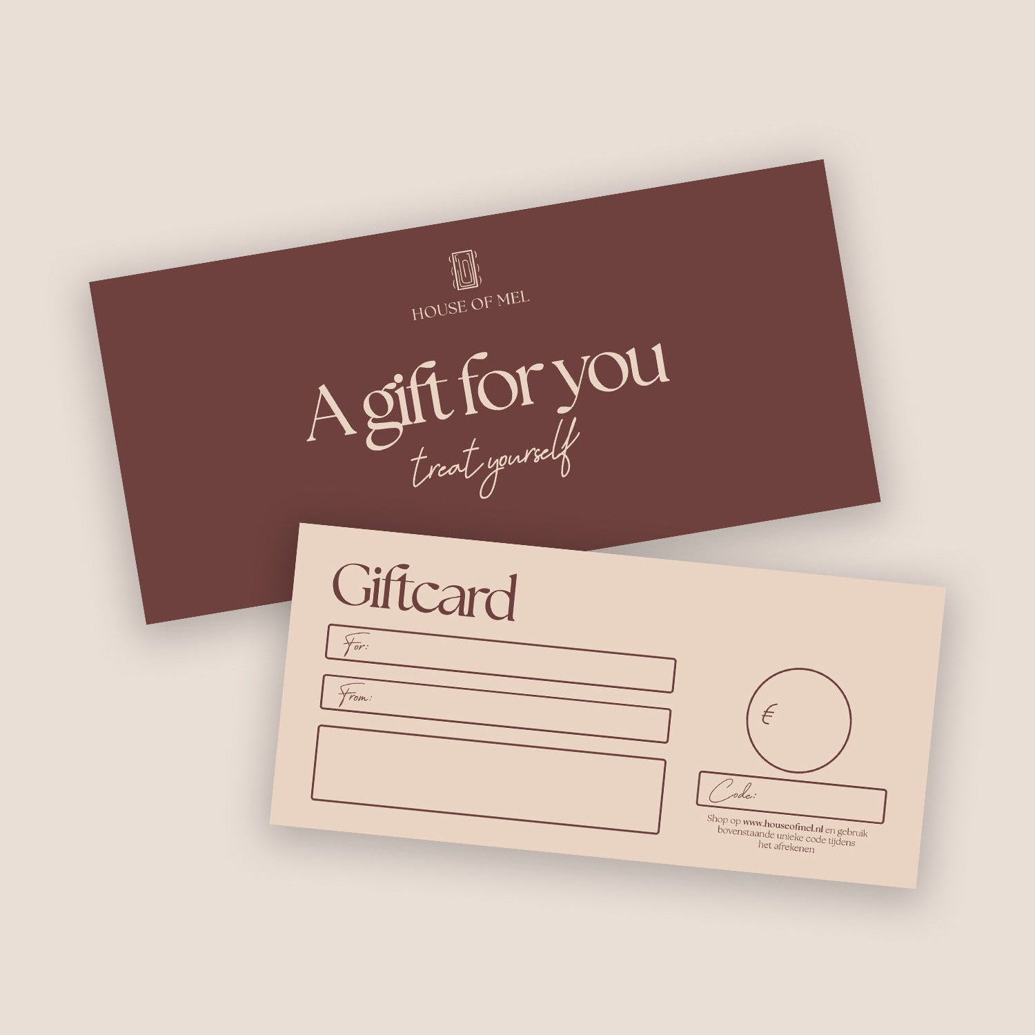 Cadeaukaarten House of Mel