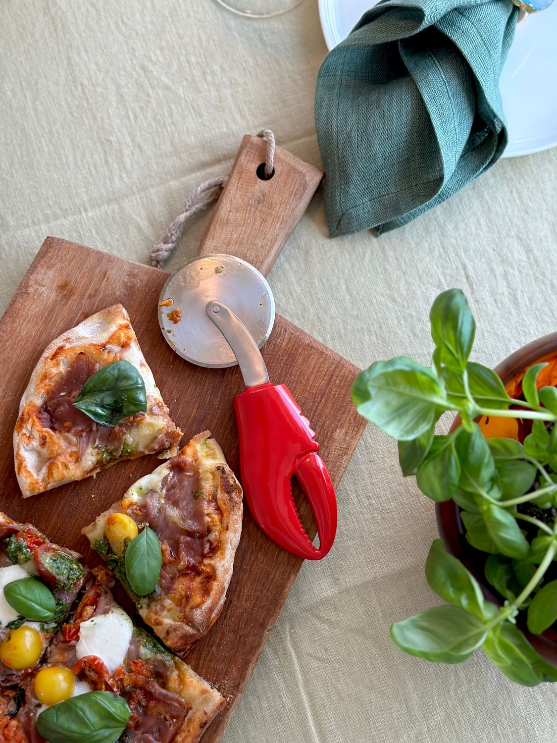 Pizzasnijder kreeftenpoot