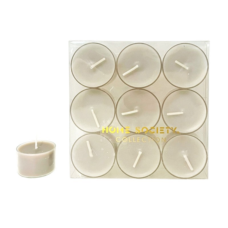 Waxinelichtjes Greige | set van 9