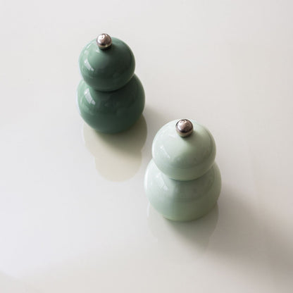 Betty zout- en pepermolen groen | Set van 2