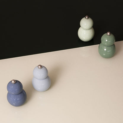 Betty zout- en pepermolen blauw | Set van 2