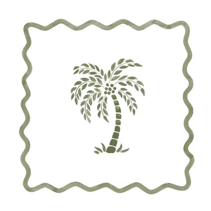 Papieren servetten palm