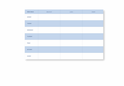 Maaltijdplanner tafelen