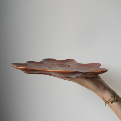 Organisch bord M | Marron glace