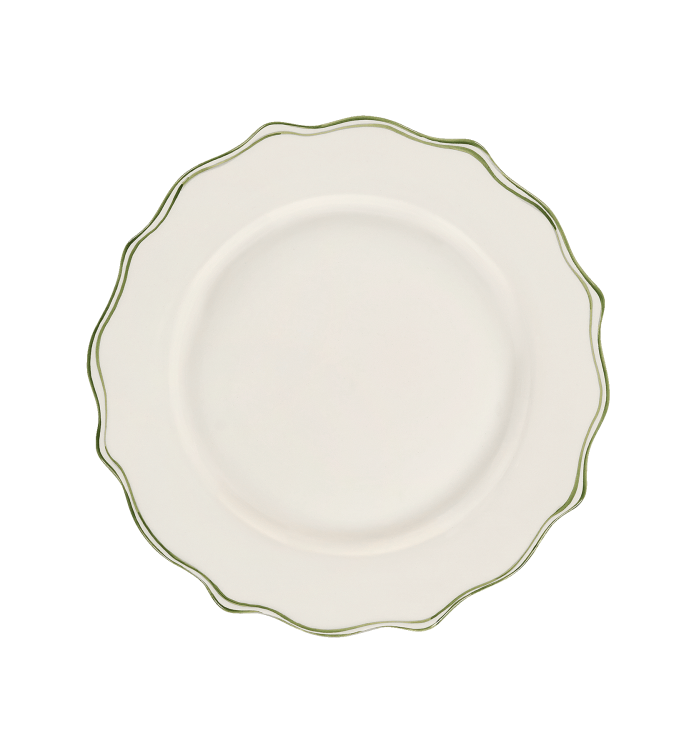 Basil Scalloped dinerbord