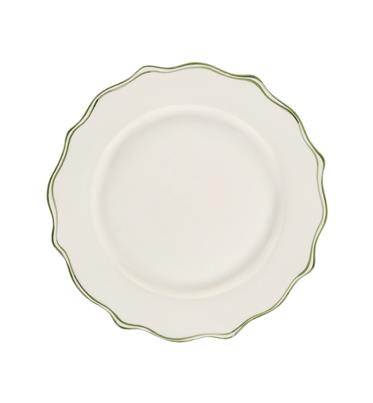 Basil Scalloped dinerbord