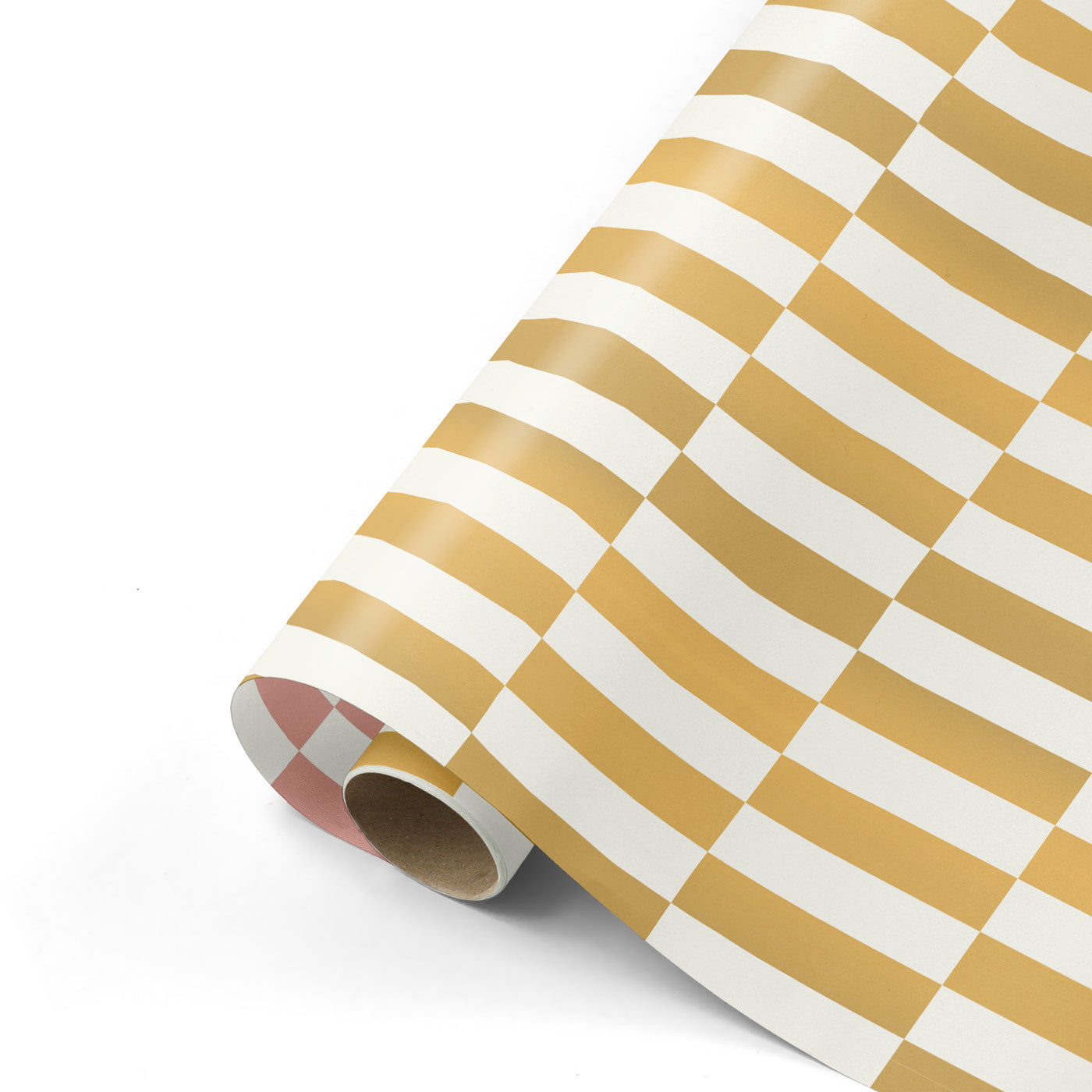 Cadeaupapier colorblocking - Goud