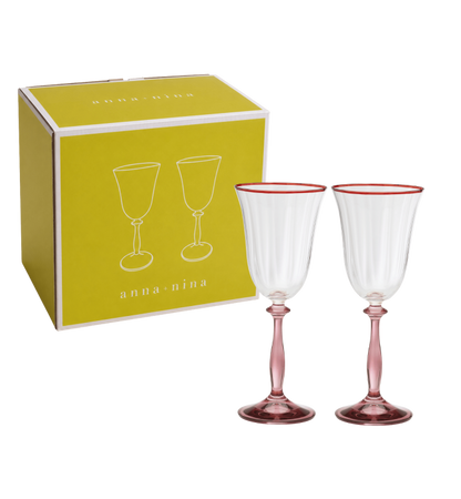 Clara Optic wijnglazen | Set van 2