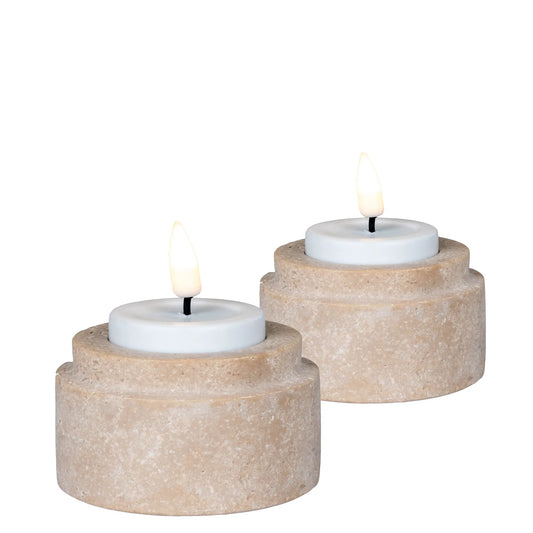 Waxinelichthouders Sem | set van 2