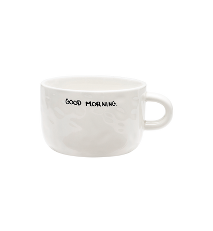 'Good Morning' cappuccino mok