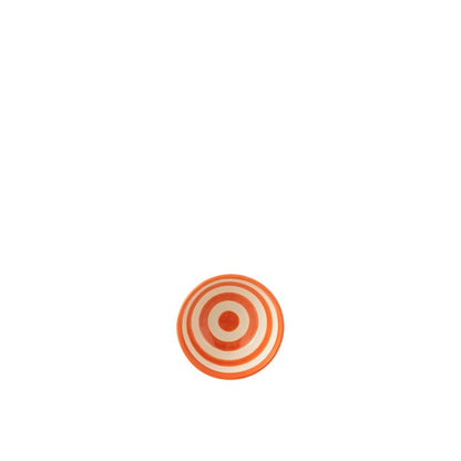 Bowl hoog oranje streep | small
