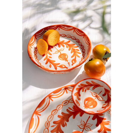 Bowl laag oranje | Large