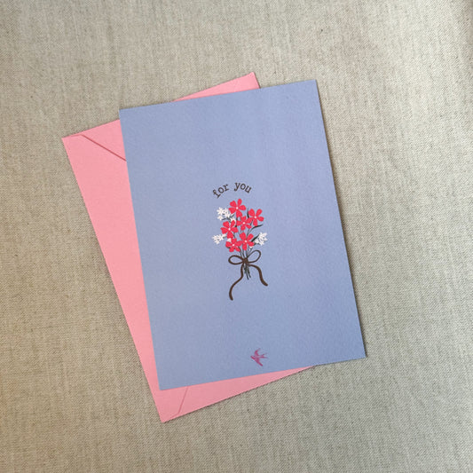 Wenskaart 'for you'