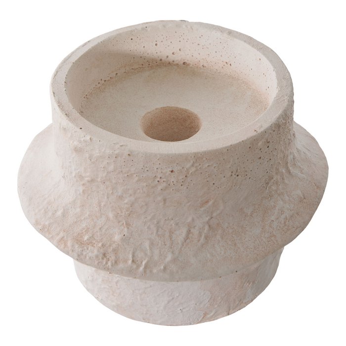 Kandelaars cement - set van 2