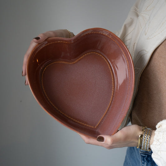 Ovenschaal Love M | Marron Glacé