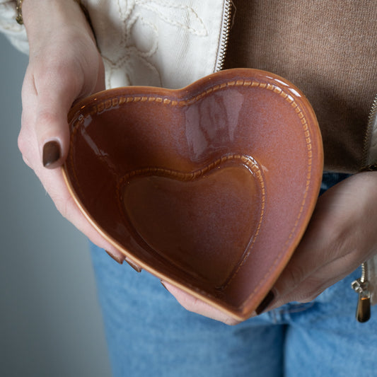 Ovenschaal Love S | Marron Glacé