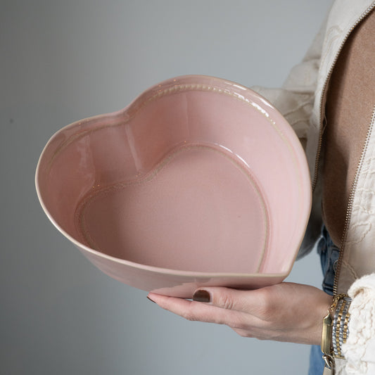 Ovenschaal Love M | Rose Fondant