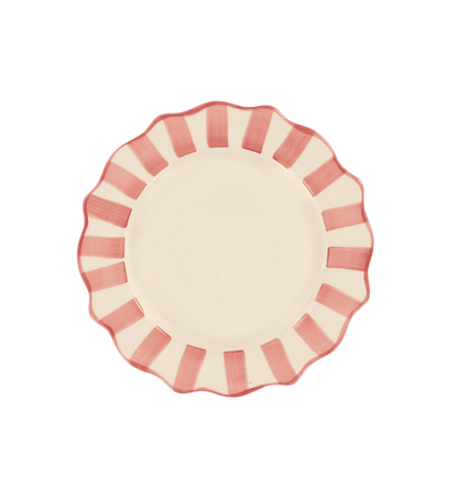 Pink Scalloped ontbijtbord
