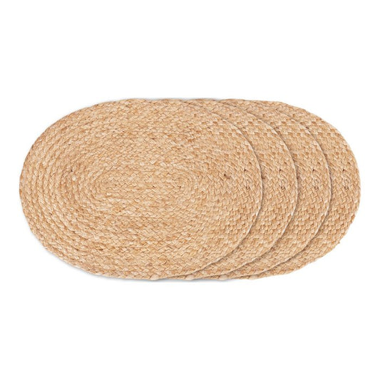 Placemats jute ovaal - set van 4