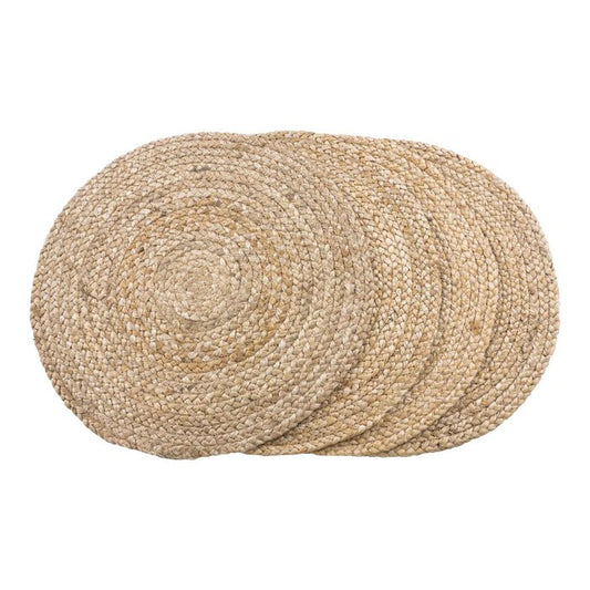 Placemats jute rond - set van 4