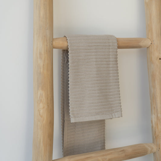 Keukenhanddoek licht taupe