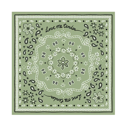 Papieren servetten bandana groen