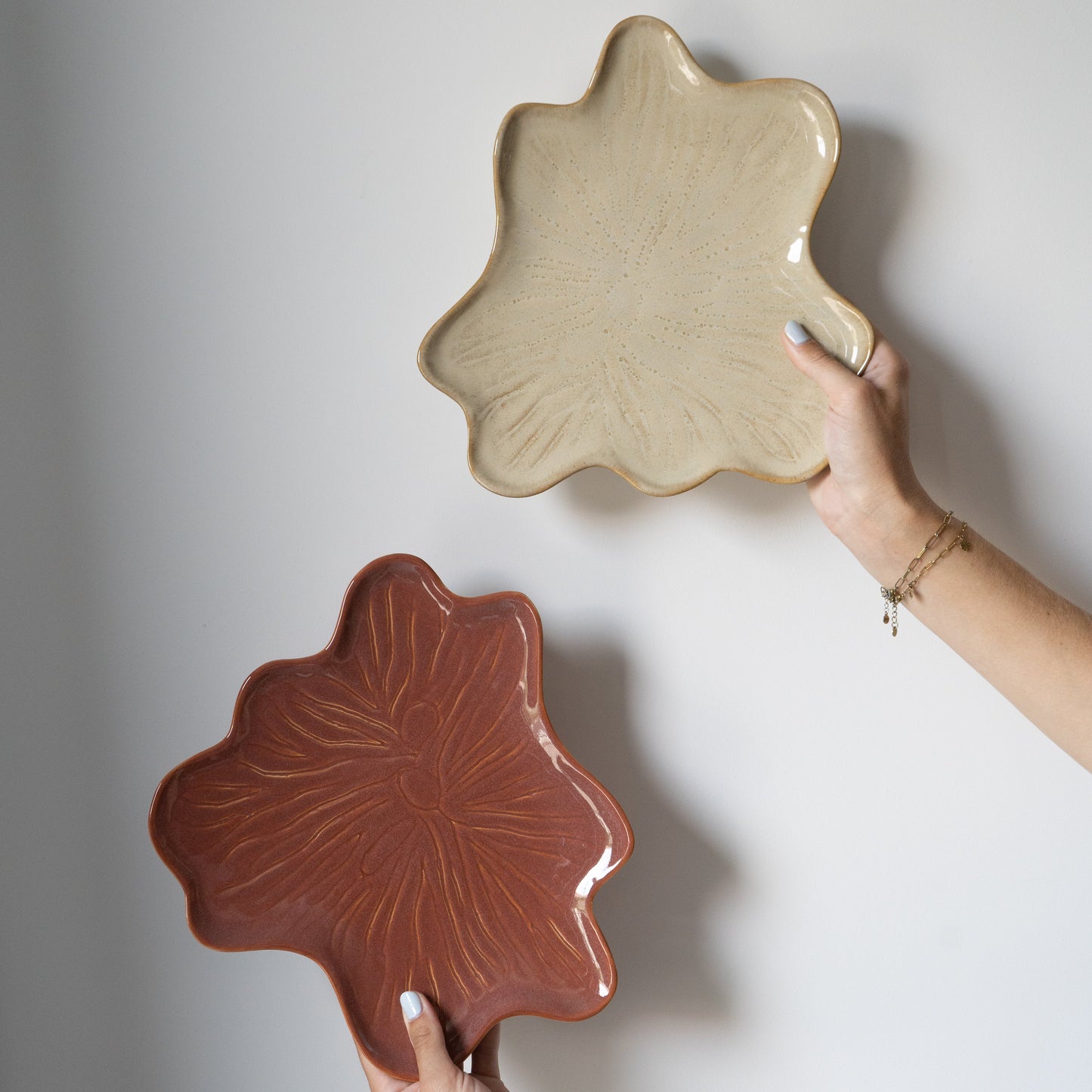 Organisch bord M | Marron glace
