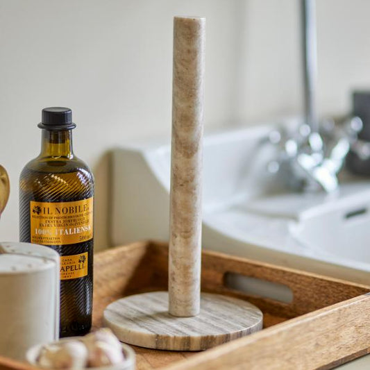 Keukenrolhouder marmer