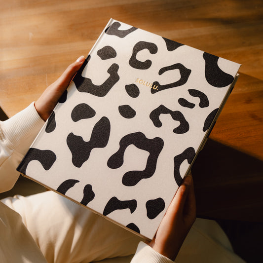 Opbergboek panter (L)